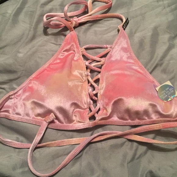 E06 Victoria secret Pink XS Swim Top - Picture 3 of 6